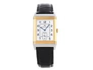 JAEGER-LE COULTRE, Reverso Grande Taille, Cal 822, Serie nr. 1962260, Ref nr. 270.540.622, Boett nr. 270.5.62, herrur, 26 x 36,5 (42) mm, stål/guld, manuell, safirglas, liten sekundvisare, läderband, viklås i stål, ca 2000, box (skadad), ytterkartong.