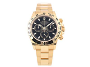 ROLEX, Oyster Perpetual, Cosmograph, Daytona, Chronometer, Ref nr. 116508-0004, Serie nr. 9Q47U483, Cal 4130, Boett nr. 2100, kronograf, herrur, 40 mm, 18K guld, automatisk, safirglas, Oysterlocklänk, viklås (Easylink), Ref nr. 78598-6ZE, totalvikt 206,5 gram, cert, juni 2021, box, ytterkartong.