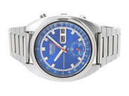 SEIKO, Chronograph, "Tachymeter", Cal 6139B, Serie nr. 172141, Boett nr. 6139-6012, kronograf (defekt), herrur på auktion i Stockholm, Stockholms län hos Kaplans Auktioner