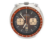 SEIKO, 5 Sports, Speed-Timer, s.k. "Bullhead", Tachymeter", Cal 6138B, Serie nr. 735590, Boett nr. 6138-0040, på auktion i Stockholm, Stockholms län hos Kaplans Auktioner