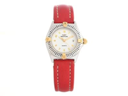 BREITLING, Callistino, Cal 52, Serie nr. 0743, Ref nr. B52043/80560, damur, 28,5 mm, bicolour, quartz, safirglas, datum, läderband, originalspänne i stål, ca 1990.