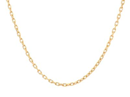 HALSKEDJA, 18K guld, ankarlänk, Ahlen & Samuelson, Stockholm 1968, längd 73 cm, vikt 21,3 g.