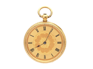MORMORSUR, "John Jas Tosen, London", 39 mm, Boett nr. 16193, 18K guld, cylindergång, nyckeldragare, innerlock på auktion i Stockholm, Stockholms län hos Kaplans Auktioner