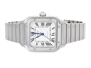 CARTIER, Santos De Cartier, Medium, Cal 1847-2 MC, Serie nr. 742724DY, Ref nr. WSSA0029, Boett nr. 4075, herru på auktion i Stockholm, Stockholms län hos Kaplans Auktioner