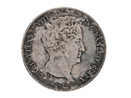 MYNT, silver, Rigsbankdaler / 30 Shilling Courant, 1847, Danmark, kvalité ca 01, diameter 30 mm, vikt 14,5 g. på auktion i Stockholm, Stockholms län hos Kaplans Auktioner