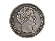 MYNT, silver, Rigsbankdaler / 30 Shilling Courant, 1848, Danmark, kvalité ca 1+ / 01, diameter 30 mm, vikt 14, på auktion i Stockholm, Stockholms län hos Kaplans Auktioner