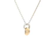 MURKY, hänge med kedja, sterlingsilver/14K guld, längd 60 cm, vikt 9,3 g, ej stämplad Murky, etui. på auktion i Stockholm, Stockholms län hos Kaplans Auktioner