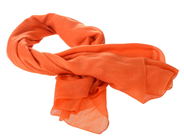 HERMÈS, SCARF, 80% kashmir, 20% siden, ca 200x100 cm, orange, originalask. Very Good Condition. på auktion i Stockholm, Stockholms län hos Kaplans Auktioner