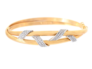 ENGELBERT, armring, Serpentin, 18K guld, 60 briljantslipade diamanter ca 0,60 ctv, ca TW/VS, Stockholm 1995, 5 på auktion i Stockholm, Stockholms län hos Kaplans Auktioner