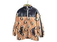 GUCCI, JACKA, GG Wool Flecce Jacquard Sherling Zip Jacket, beige, svart, vit fårull, 80% lana ull, 20% polyest på auktion i Stockholm, Stockholms län hos Kaplans Auktioner