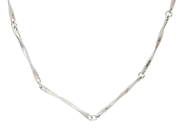 LAPPONIA, collier, Boogie, sterlingsilver, design Björn Weckström, Finland, längd ca 90 cm, vikt 41,9 g, påse på auktion i Stockholm, Stockholms län hos Kaplans Auktioner