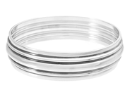 ARMRING, sterlingsilver, Andreas Mikkelsen, Danmark, mått 73x58 mm, vikt 63,1 g. på auktion i Stockholm, Stockholms län hos Kaplans Auktioner