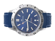 SJÖÖ SANDSTRÖM, Royal Steel, Worldtimer, "Erikson Urhandel 100 år" Cal SS G14 (SW 330-2), Serie nr. 18/50, Boe på auktion i Stockholm, Stockholms län hos Kaplans Auktioner