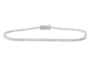 TENNISARMBAND, 18K vitguld, briljantslipade diamanter ca 1,88 ctv, ca TW-TCa(G-K)/VS-SI, längd 16 cm, vikt 6,0 på auktion i Stockholm, Stockholms län hos Kaplans Auktioner