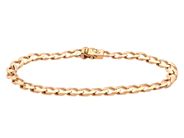 ARMBAND, 18K guld, pansarlänk, längd 19,5 cm, vikt 16,4 g. på auktion i Stockholm, Stockholms län hos Kaplans Auktioner