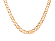 COLLIER, 18K guld, doserad bismarcklänk 4-7 mm, Stockholm 1963, längd 47 cm, vikt 25,6 g. på auktion i Stockholm, Stockholms län hos Kaplans Auktioner