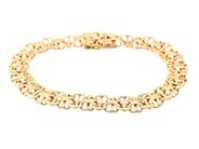ARMBAND, 18K guld, X-länk med stav, bredd 8 mm, Stockholm 1969, längd 19 cm, vikt 15,8 g. på auktion i Stockholm, Stockholms län hos Kaplans Auktioner