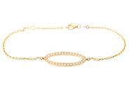 ARMBAND, 18K guld, briljantslipade diamanter 0,35 ctv, TW/VS-SI, längd 17-19,5 cm, vikt 3,4 g. på auktion i Stockholm, Stockholms län hos Kaplans Auktioner