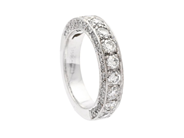 RING, 18K vitguld, briljantslipade diamanter 1,15 ctv enligt gravyr, ca W/P, Iduna, stl 15 mm, vikt 6,5 g. på auktion i Stockholm, Stockholms län hos Kaplans Auktioner