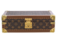 LOUIS VUITTON, VÄSKA, Coffret 8 Montres, Monogram Canvas, guldfärgade beslag, 33,5x18x11 cm, originalkvitto fr på auktion i Stockholm, Stockholms län hos Kaplans Auktioner
