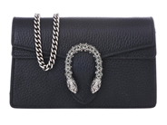 GUCCI, VÄSKA, Mini Dionysus, svart kalvskinn, gröna stenar, silverfärgade beslag, 16,5x10x3,5 cm, care booklet på auktion i Stockholm, Stockholms län hos Kaplans Auktioner