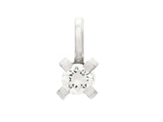 ENSTENSHÄNGE, 18K vitguld, briljantslipad diamant ca 0,25 ct, ca TCr/VS, höjd på hänget 10 mm, vikt 0,9 g. på auktion i Stockholm, Stockholms län hos Kaplans Auktioner