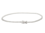 Smycken - TENNISARMBAND, 18K vitguld - View 2