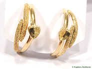 Pantvaror, Örhängen, ett par 18K 5,5g, i auktion: Pant – Måndag 12 december 2005