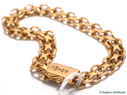 Pantvaror, Armband, X-länk 18K 20cm (låsåtta saknas) 19,3g, i auktion: Pant – Tisdag 21 mars 2006