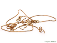 Pantvaror, Parti guld, skadat och av 18K 3,0g, i auktion: Pant – Tisdag 21 mars 2006