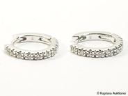 Smycken, ÖRHÄNGEN, 18K vitguld med briljanter ca 0,35 ctv ca TW/VS, i auktion: Klassiska – Lördag 27 maj 2006