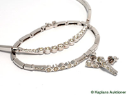 Pantvaror, Smyckeset, 18K vitguld med diamanter ca 3,5ct totalt, i auktion: Pant – Tisdag 30 maj 2006