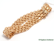 Pantvaror, Armlänk, 18K X-länk 18cm, i auktion: Pant – Tisdag 30 maj 2006