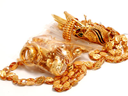 Pantvaror, Parti guld, vissa defekter 21K 89,4 g, i auktion: Pant – Tisdag 30 maj 2006