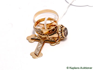 Pantvaror, 3 Ringar, Hänge 14K 10,5 g, i auktion: Pant – Tisdag 30 maj 2006