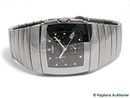 Pantvaror, Herrur, Rado Diastar Chronograf  stållänk 18cm quartz, i auktion: Pant – Tisdag 30 maj 2006