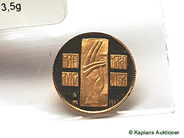 Pantvaror, 1 Mynt, 18K. Vikt 3,5g, i auktion: Pant – Torsdag 21 september 2006
