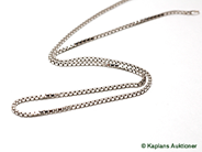 Smycken, KEDJA, 18K vitguld, i auktion: Moderna – Lördag 11 november 2006