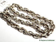 Pantvaror, 1 Ankarkedja i silver 65cm. Vikt 241,6g, i auktion: Pant – Torsdag 14 december 2006