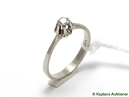 Pantvaror, Ring, Diamantring 18K ingraverat 0,11 ct vitguld Ø 17 1/4 2,3 g, i auktion: Pant – Tisdag 30 januari 2007