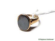 Pantvaror, 1 Klackring 18K   stl 15,5. Vikt 4g, i auktion: Pant – Lördag 17 februari 2007