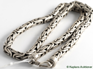 Pantvaror, Halskedja, Kejsar Silver 50cm 124,3g, i auktion: Pant – Tisdag 9 oktober 2007