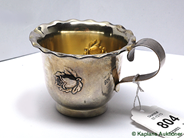 Pantvaror, 1 Bägare, stämplad år 1956, i auktion: Pant – Torsdag 13 december 2007