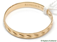 Pantvaror, Ring, 18K med gravyr Ø203/4 1,9g, i auktion: Pant – Tisdag 25 mars 2008