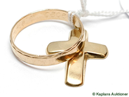 Pantvaror, Parti guld, 18K (graverad ring, i auktion: Pant – Tisdag 25 mars 2008