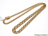 Pantvaror, Halskedja, doserad bismarck 18K 43cm 15,3g, i auktion: Pant – Tisdag 25 mars 2008