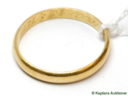 Pantvaror, Ring, 23K graverad Ø22½ 5,2g, i auktion: Pant – Tisdag 25 mars 2008