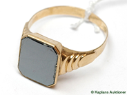 Pantvaror, Klackring, 18K med sliten sten Ø22 5,2g, i auktion: Pant – Tisdag 25 mars 2008