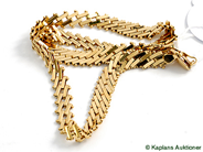 Pantvaror, Halskedja, 18K 23,3g  45cm, i auktion: Pant – Tisdag 17 juni 2008