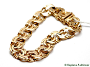 Pantvaror, Armband, Bismarck 18K en låsåtta saknas 19,5cm 46,9g, i auktion: Pant – Tisdag 17 juni 2008